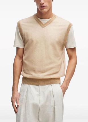 Hugo boss mohair blend vest / жилет з мохеру, унісекс, новий з бірками