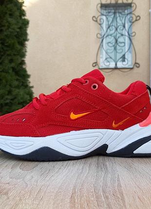 Nike m2k tekno красные