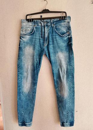 Мужские джинсы джоггеры h&amp;m slim jogger - размер 34/34