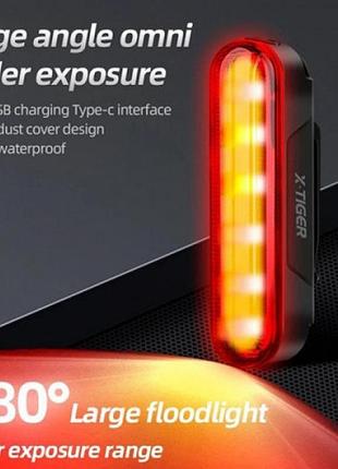 Яскраве заднє світло для велосипеда, стоп на велосипед led usb, стоп-сигнал на раму велосипеда wd-79