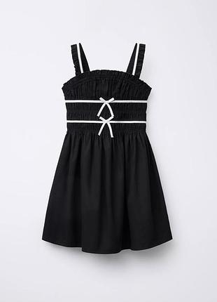 Zara новый с биркой шикарный котоновый сарафан очень модный