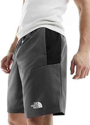 Чоловічі шорти the north face training shorts mountain athletics рс сірі дихаючі нові