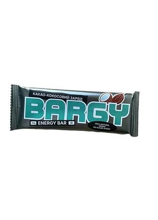 Батончик енергетичний bargy кокос-какао, 40 г