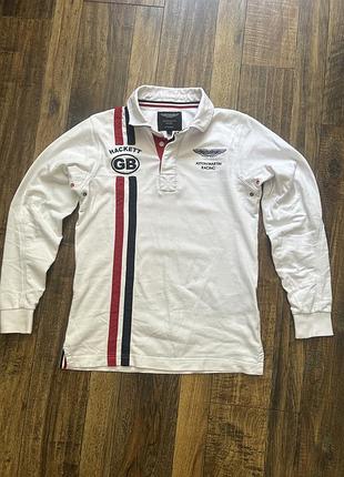 Лонгслів/polo з колекції hacket london x aston martin racing