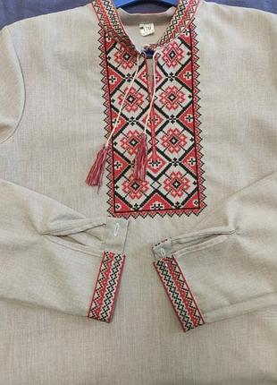 Новая вышиванка на подростка