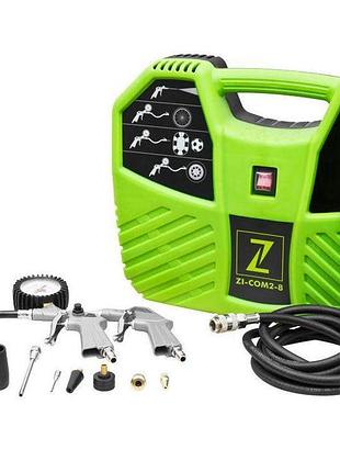 Компрессор безмасляный zipper zi-com2-8