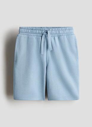 Удлиненные трикотажные шорты бермуды h&amp;m (до колен) | детские шорты для мальчика
