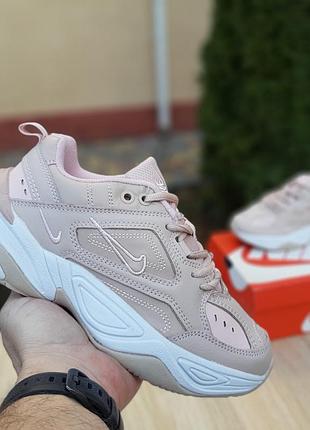 Nike m2k tekno пудровые