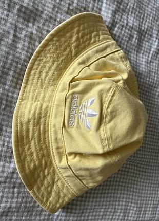 Панама хлопковая желтая adidas