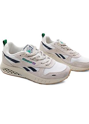 Чоловічі кросівки reebok classic leather hexalite beige🔥