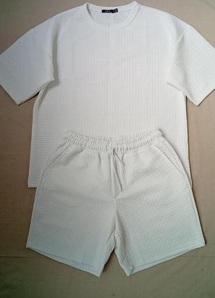 Летний мужской комплект размер xl,slim fit