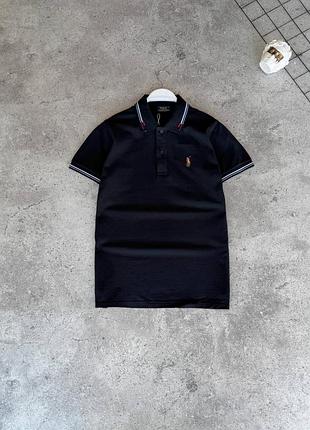 Чоловіча футболка polo синя