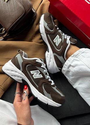 Кроссовки new balance 530 brown/grey
