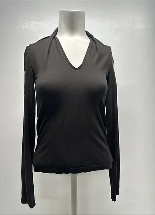 Wolford трикотажный лонгслив шоколадного цвета р.xs