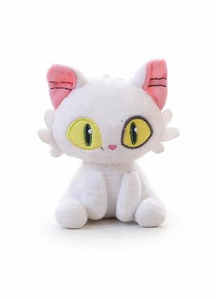 Брелок, мягкая игрушка кот - дайджин белый 11 см
