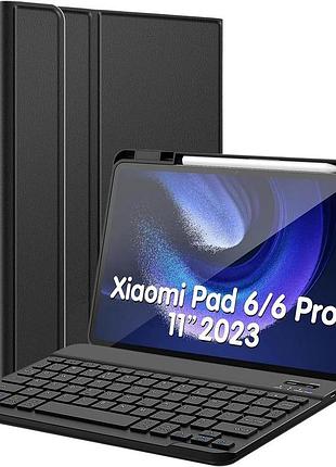 Чохол для клавіатури для планшета xiaomi pad 6 / pad 6 pro 11 дюймів 2023, тонка кришка-підставка з поліуретанової плівки та