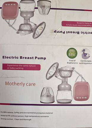 Електричний молоковідсмоктувач "motherly care" в гарному стані