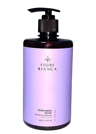 Жидкое парфюмированное мыло fiore bianca amethyst bloom perfumed soap, 450 мл
