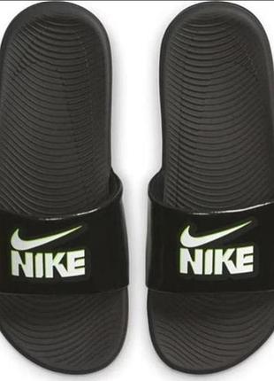 Nike. оригинал. вьетнам. шлепанцы nike kawa slide fun black.
