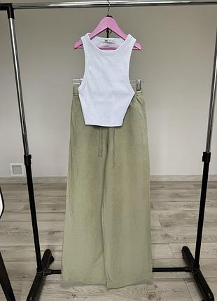 Топ в рубчик zara білий