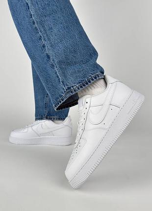 Мужские кроссовки nike air force 1 '07 triple white