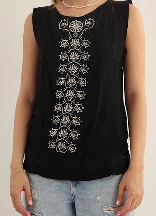 Легенька блуза з вишивкою, вишиванка h&m, zara