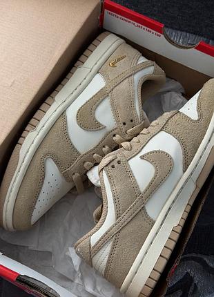 Кросівки nike dunk low beige оригінал