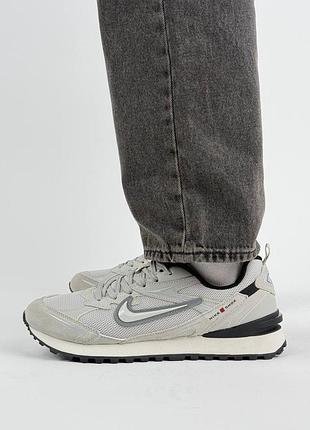 🐻 мужские кроссовки nike waffle s beige grey black
