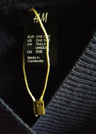 Пончо женское h&m 4