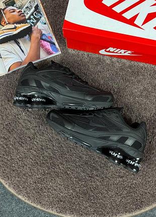 Стильные кроссовки nike shox ride 2 sp x supreme 'total black'