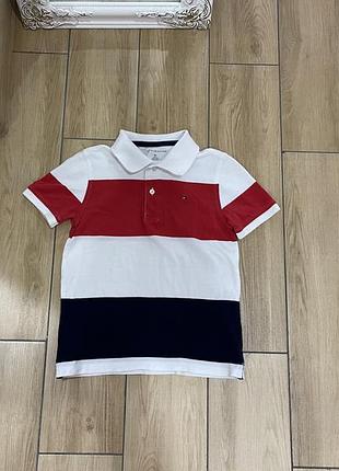 Футболка поло на хлопчика tommy hilfiger 3/4 р