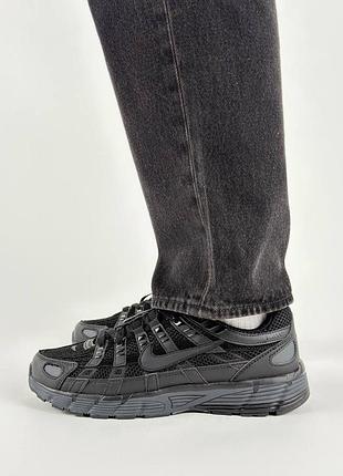 🐻 чоловічі кросівки nike p-6000 all black