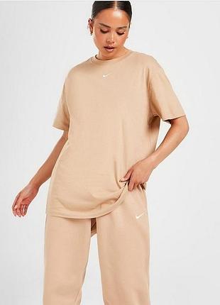 Женская футболка nike essential t-shirt beige