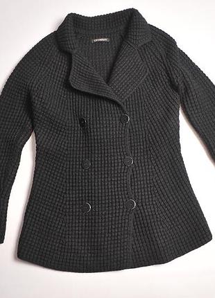 Женский винтажный вязаный двуборный кардиган коатиган vintage c.p. company (stone island) - 44