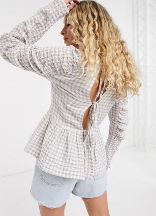 Блузка з відкритою спиною topshop