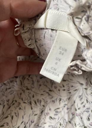 Блуза котон h&m 3