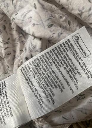 Блуза котон h&m 6