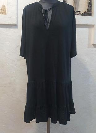 Платье лён трикотаж allude