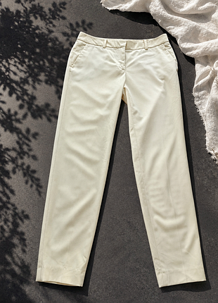 Брюки жіночі zara, кольору вершкове масло, розмір xs-s.