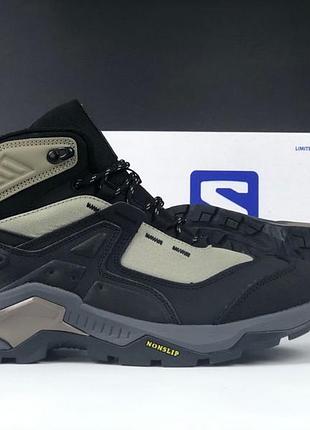 Зимові чоловічі черевики salomon gtx