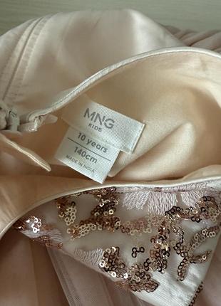 Нарядное платье h&m на девочку 10 лет 7