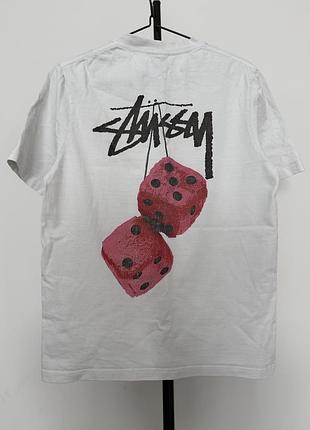 Біла футболка stüssy оригінал made in mexico