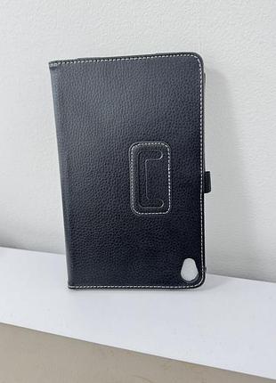 Чехол-книжка для teclast p80t 8" - черный, эко-кожа, подставка