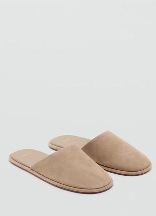 Стильные замшевые мюли mango