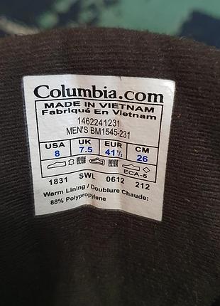 Ботинки зимние columbia 3