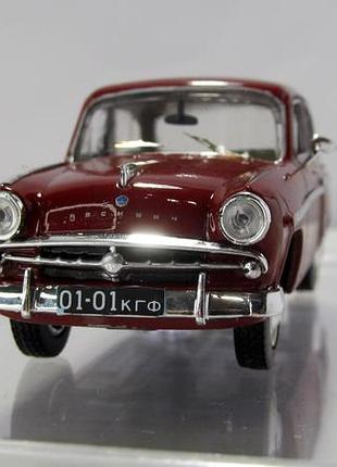 Конверсия красный москвич-407 1958, diamond. перекрашивание, лак, детализация 1:43 бокс.