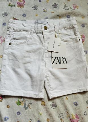 Білі джинсові шорти на хлопчика,zara