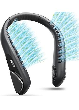 Портативный вентилятор на шею jialexin f70 black 6000mah.