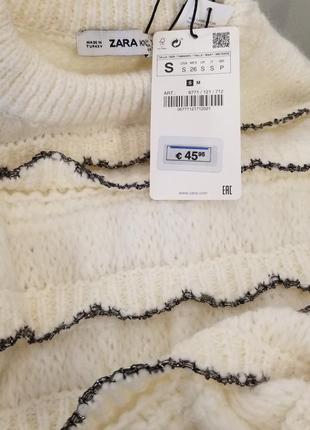 Белый свитер zara 4