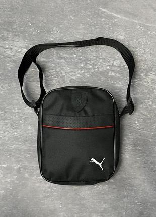 Сумка черная puma сумка пума борсетка пума сумка мужская сумка через плечо сумка спорт пума
